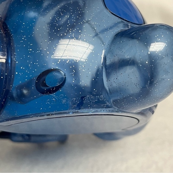 SOLD Lilo & STITCH Blue Clear Glitter Plastic Figure Disney Store Japan 9.5 in - Picture 12 of 13